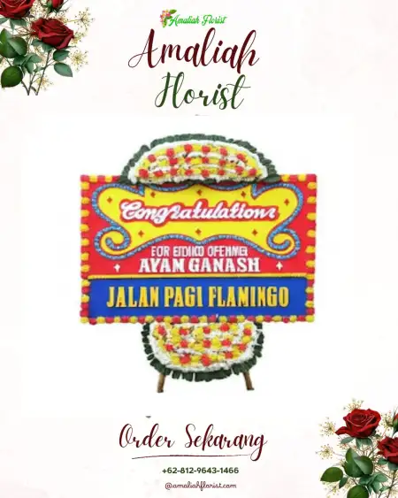 Sewa Papan Bunga Mbua Tengah